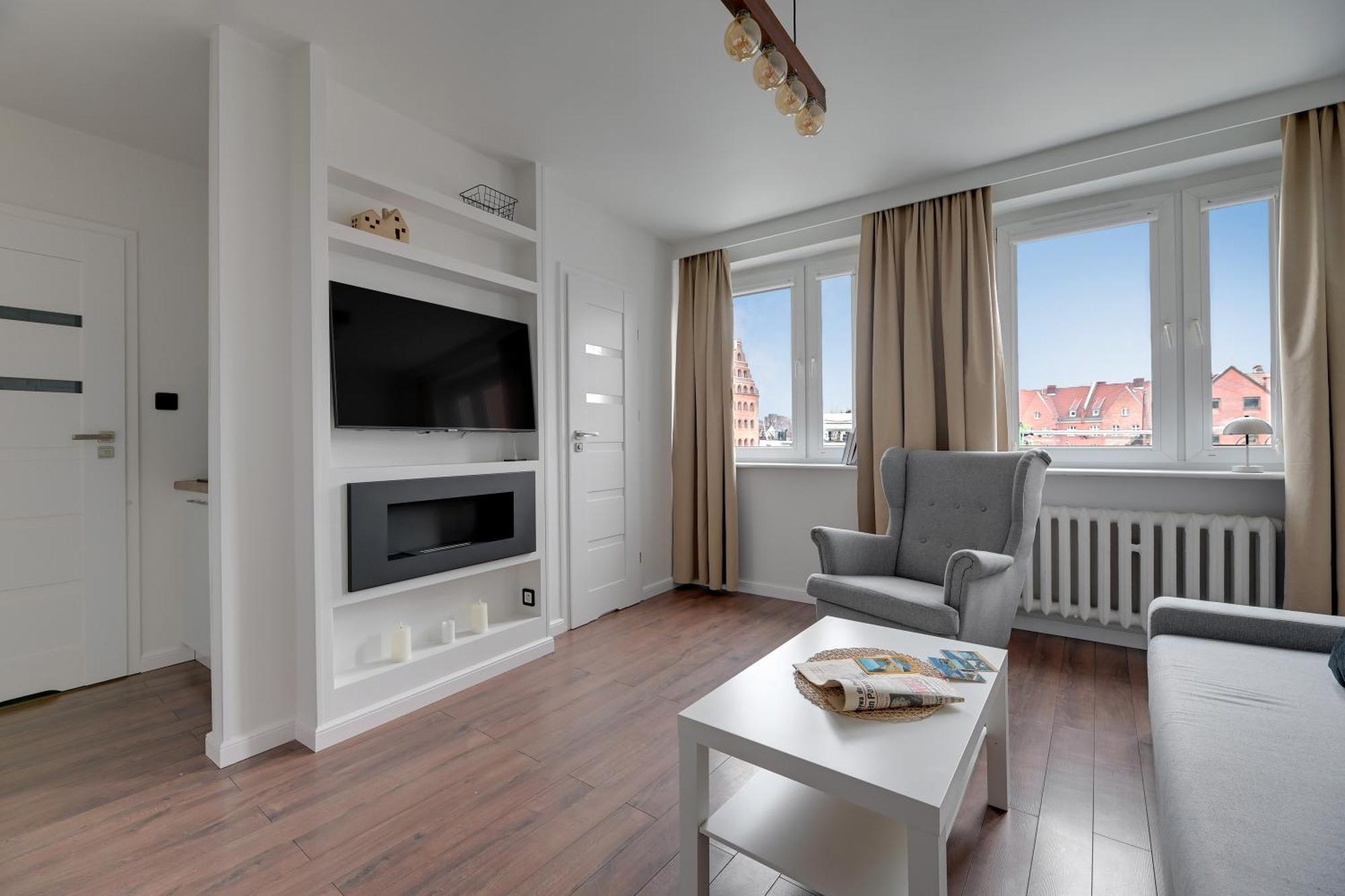 Motlawa Bulvar Residence Z Widokiem Na Rzeke Motlawa By Downtown Apartments 格但斯克 外观 照片